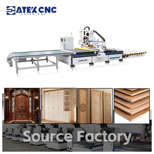 Gran oferta, banco de trabajo de gran tamaño, enrutador de madera CNC ATC lineal de 3 ejes con función de carga y descarga automática - Product Image 1