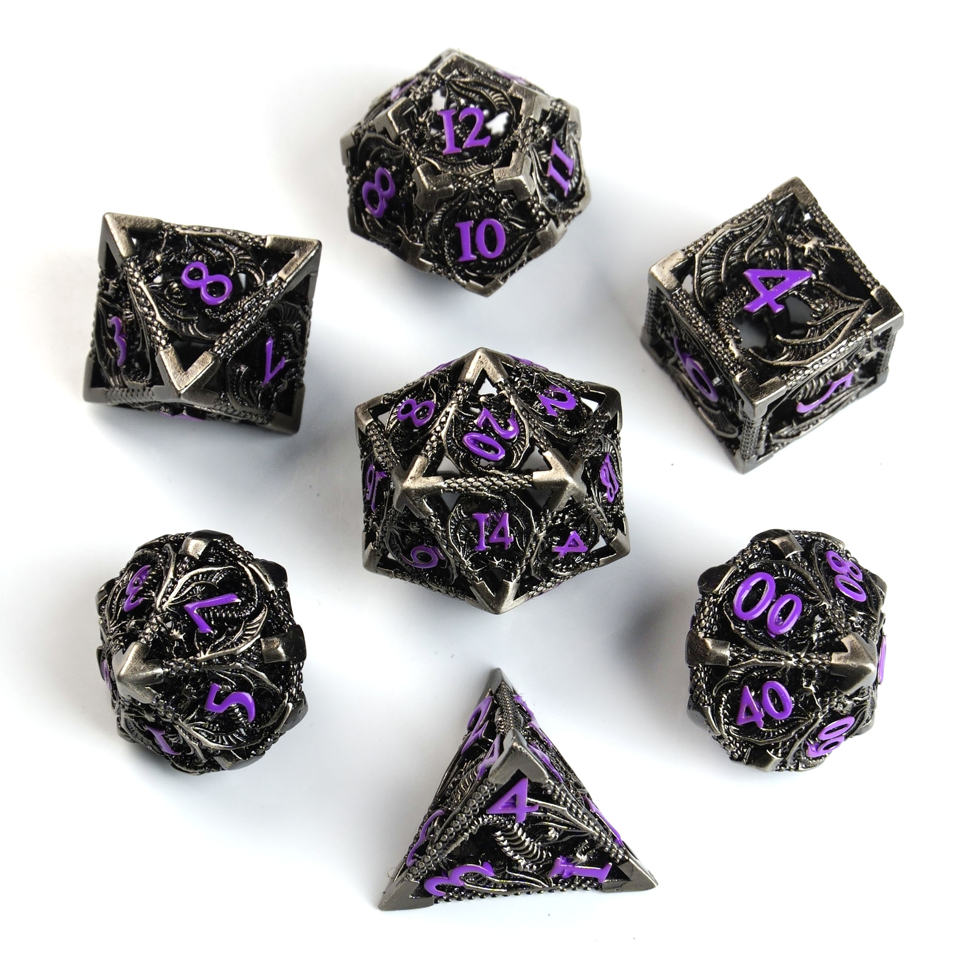 silver-gray and purple
