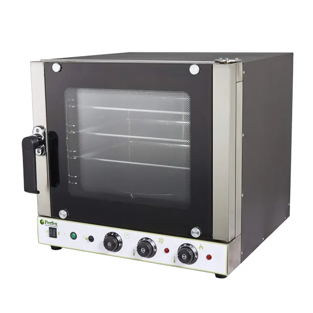 Perfex ECO-1R forno de convecção elétrica, com esmalte de cozinha rotativa para pizza, forno comercial