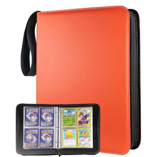 Orange (4 pockets 400 cards)