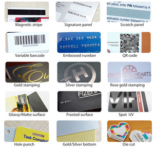 定制胶印塑料 QR 码卡 PVC 礼品忠诚条形码卡 - Product Image 6