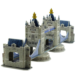 3D kağıt bulmaca Tokyo kule bina bulmaca oyuncak DIY eğitici oyuncak çocuklar için - Product Image 2