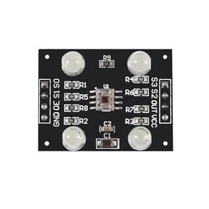 TCS230モジュールCapteur De Couleur TCS3200 RGBライトカラー認識センサー検出器モジュール4 LED付きMCU対応 - Product Image 5