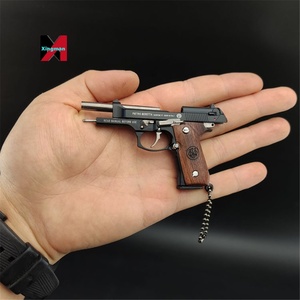 พวงกุญแจอะนิเมะ XM ของเล่นขนาดเล็กทำจากไม้พวงกุญแจโมเดลปืนของเล่น - Product Image 3