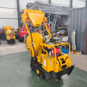 Tragbarer Mini-Betonmischer Selbst laden der hydraulischer ketten getriebener Zementmörtel mischer <span class=keywords><strong>Diesel</strong></span> benzin konstruktion - Product Image 6