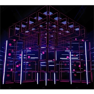 Пиксельная Светодиодная панель, более высокая яркость, 16-битный SPI-сигнал dmx-Консоль управления, светодиодная световая панель для автосалона, музыкальное воспроизведение, живое событие - Product Image 2