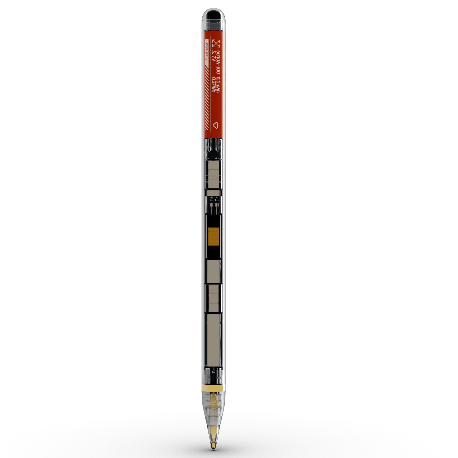 Penna stilo con penna Wireless magnetica trasparente intelligente di nuova moda per matita iPad
