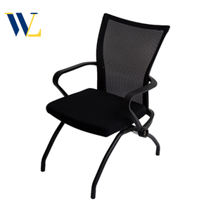 Moderne Meubels Zwarte Stoel Opvouwbare Stoel Mesh Structuur Stoel Comfortabel Zacht Geschikt Voor Volwassen Studenten School - Product Image 2