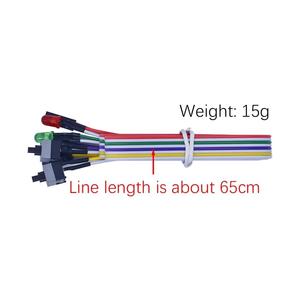 1PCS 65CM Slim <strong>PC</strong> Compute Motherboard Power Cable Original On Off Reset with LED Light <strong>PC</strong> Power Reset Switch Push Button Switch - Product Image 6