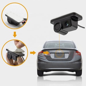 Cámara de visión trasera de coche 2 en 1, Sensor de marcha atrás de aparcamiento, Radar de visión trasera, cámara de visión nocturna de respaldo, Universal, fácil de instalar, sin Taladro - Product Image 3