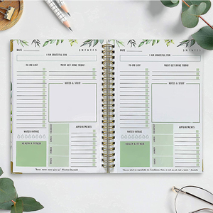 Cuaderno personalizado para hacer lista, planificador diario, impresión perfecta, diario sin fecha, suministros de oficina, Bloc de notas para mujer - Product Image 3