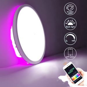 BANQCN yeni model 20w WIFI + Ble LED tavan lambası dijital RGB + CCT led tavan paneli RGBCW LED tavan ışık - Product Image 1