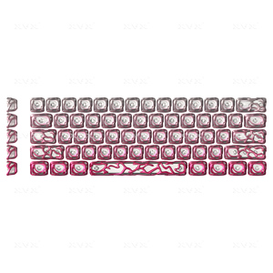 XVX Keycaps Venom Chơi Game Bàn Phím Cơ Khí Keycap Set ABS + PC/PBT Chất Liệu Thăng Hoa DIY Tùy Chỉnh - Product Image 2