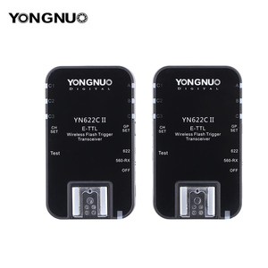 <strong>YONGNUO</strong> Wireless TTL Flash Trigger YN622 YN-622C II C-TX KIT With High-speed Sync HSS 1/8000s for Canon Camera 500D 60D 7D 5DIII - Product Image 4