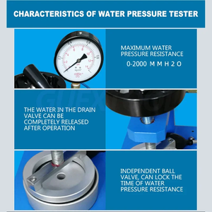 Hydrostatic Pressure Tester Plastic Bags Garments Tents Raincoat Waterproof <strong>Testing</strong> <strong>Machine</strong> PVC Textile Fabric Test Tool - Product Image 3