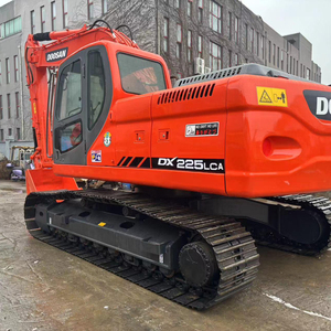 Motor Motor pompa dişlisi PLC ve rulman çekirdek bileşenleri ile Doosan 22 Ton paletli ekskavatör akıllı inşaat girişim