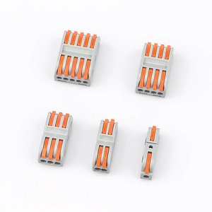 ELEWIND series <strong>connect</strong> Fast Cable Connector <strong>Terminal</strong> <strong>Block</strong> Universal Compact Push In <strong>Spring</strong> Splicing Plastic Wire Conductor - Product Image 1