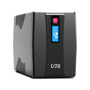600VA 360 Вт управляемый ЦП Pwm Оффлайн Tower UPS светодиодный ЖК-дисплей однофазный 110 В 220 В для системы безопасности свинцово-кислотный аккумулятор - Product Image 6