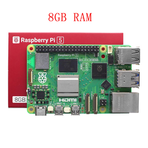 Yeni orijinal ahududu Pi 5 nesil 5B 4GB/8GB RAM geliştirme kurulu ana kurulu Python programlama AI kiti İngiltere'de yapılan