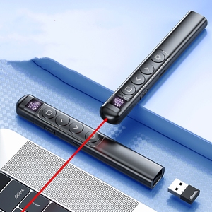 2.4Ghz USB ricaricabile senza fili Presenter puntatore laser rosso PPT penna di telecomando per il controllo della pagina di presentazione Powerpoint - Product Image 5