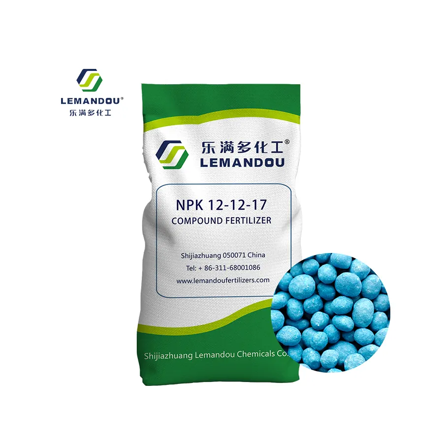 Npk 17-17-17 fertilizante químico venda quente preço de fábrica fertilizante agrícola