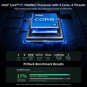 Fabrika fiyat en çok satan BMAX B6 güç Win11 16GB RAM 1TB ROM Intel Core i7-1060NG7 Mini PC ofis için - Product Image 4