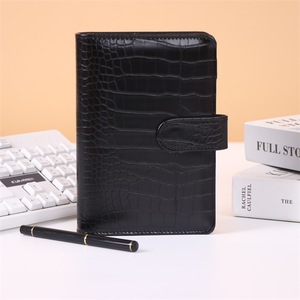 Crocodile Pattern Macaron Notebook <strong>Budget</strong> Handbook Wallet Luxury Hardcover Business Style Paper School <strong>Gift</strong> Box - Product Image 3