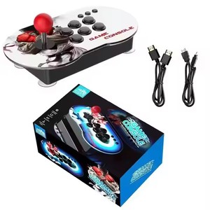 M9ポータブルビデオゲームコンソールデュアル3Dジョイスティック10000 + ゲームPS1/GB/CPS/SFC/FC用2プレーヤーファミリーレトロTVゲームスティック - Product Image 6