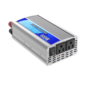 Inversor de onda sinusoidal modificada inversor portátil 400W DC 12 V o DC 24 V entrada a AC 110V 60Hz salida con enchufes duales y USB - Product Image 5