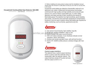 Sistema de alarma WiFi de seguridad para el hogar: detector de fugas de gas inalámbrico y detector de gas natural con control de válvula - Product Image 5