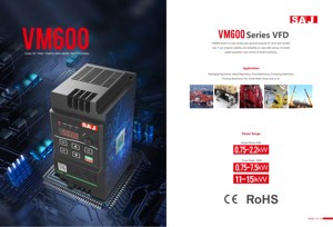 VM600-2SR75G周波数変換器0.75kW 220V単相入力三相出力VFD ACモーター制御用 - Product Image 2
