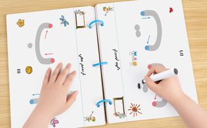 YSR eğitici oyuncaklar özelleştirilmiş arapça çocuk yazmayı öğrenmek uygulama resimli kitap yazma arapça transkriscription kitap - Product Image 3