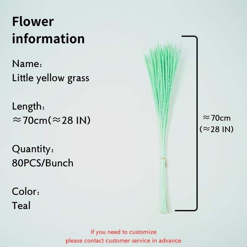 Cyan (Qty: 80PCS/bundle) with a total length of 28 inches