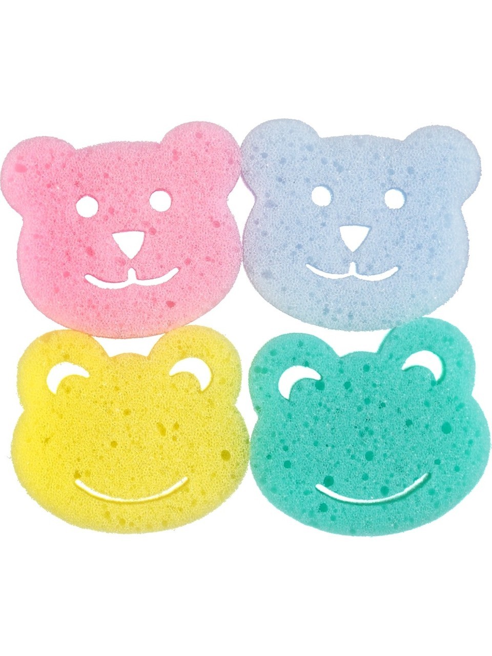 Rose, Bleu, Jaune, Vert
