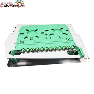 ODF FTTH Optical Distribution Frame 19 Inch Rack Mounted ODF 1U 2U 3U 24 48 96 Cores Fiber Optic <strong>Patch</strong> <strong>Panel</strong> - Product Image 3