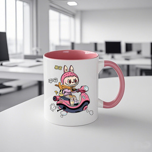 Labubuセラミックマグカスタム印刷ティーコーヒーカップLabubuバルク供給Labuhuキッチンアクセサリー