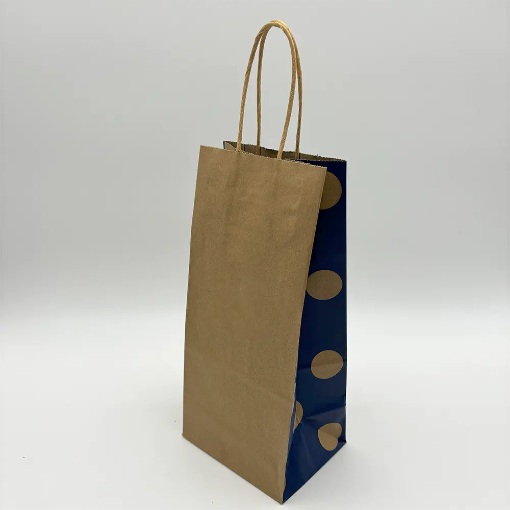Logo personnalisé imprimé de marchandises de luxe au détail emballage en carton sacs à provisions en papier d'art