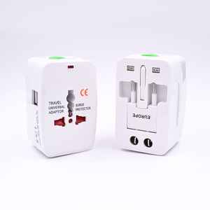 Dual USB Multifunctional Universal Travel <strong>Adapter</strong> <strong>EU</strong> UK US AU AC Power Charger Outlet Converter Socket <strong>Plug</strong> Adaptor Connector - Product Image 6