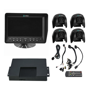 720P 360 Heavy Truck Wireless <strong>Reversing</strong> Aid <strong>System</strong> Quad Screen Truck <strong>Camera</strong> <strong>System</strong> - Product Image 1