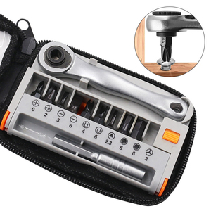 多機能ミニ12インチ1インチラチェットビットラチェットキット小型レンチドライバーツールセット - Product Image 1