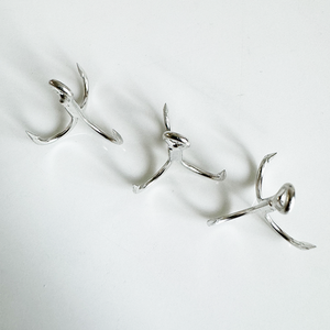 Thép Carbon cao Treble Móc Câu Cá 6/0 #-10/0 # Thép gai gai móc cho cá hồi và cá hồng 10 cái/túi cho hồ câu cá - Product Image 5