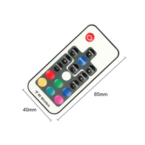 อุปกรณ์ควบคุมไฟ DC 5V MINI RGB RF ไร้สาย IP65 PCB เทปกาวกันน้ำขั้วต่อ USB แถบไฟ17คีย์รีโมทคอนโทรล - Product Image 5