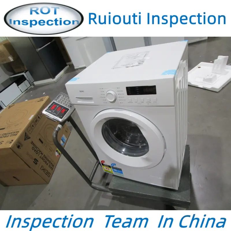 検査・品質管理サービス/検査員チェック * 製品検査/製品検査の洗濯機