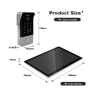 TCP/IP Video Intercom WiFi Timbre Sistema para Villa Home Apartamentos - Product Image 3