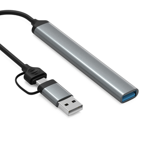 读卡器适配器usb3.0和type-c至usb3.0 5合1集线器适配器，用于笔记本电脑和手机 - Product Image 6