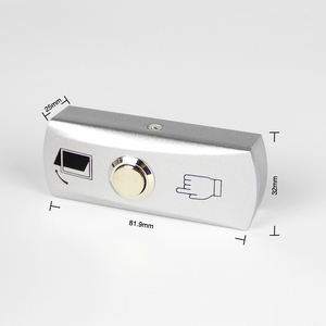 VIANS porta controllo di accesso Mini Push to Exit pulsante senza uscita COM 3A Max corrente piccolo interruttore di rilascio - Product Image 2