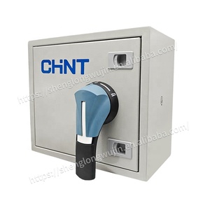 Yüksek kalite değişme anahtarı 4P 100A CHINT çift güç transferi anahtarı kolu transferi ATS jeneratör Transfer anahtarı kutusu ile - Product Image 1