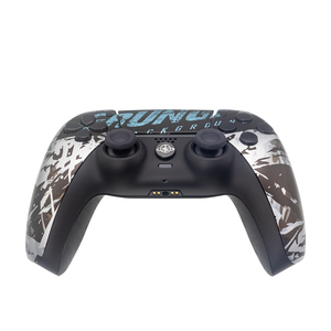 Casing pengontrol Game kustom DIY cangkang depan belakang Faceplate Touchpad pola Splash Grip casing belakang untuk penutup pengontrol PS5 - Product Image 5