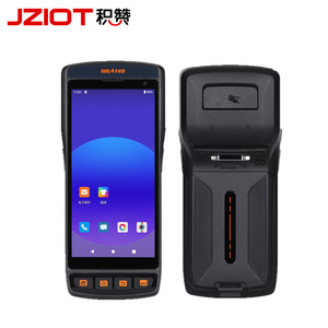 Escáner de código de barras PDA de mano Android 11 con impresora térmica Comprobación de tickets de código QR NFC para un registro rápido y eficiente