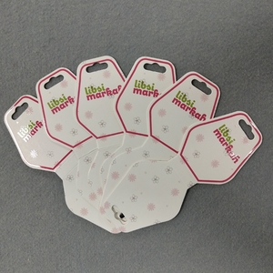 Cheap <strong>Custom</strong> Design <strong>Printing</strong> Name Logo Paper Garment Hangtag Labels Clothing Hang <strong>Tags</strong> with <strong>String</strong> - Product Image 4